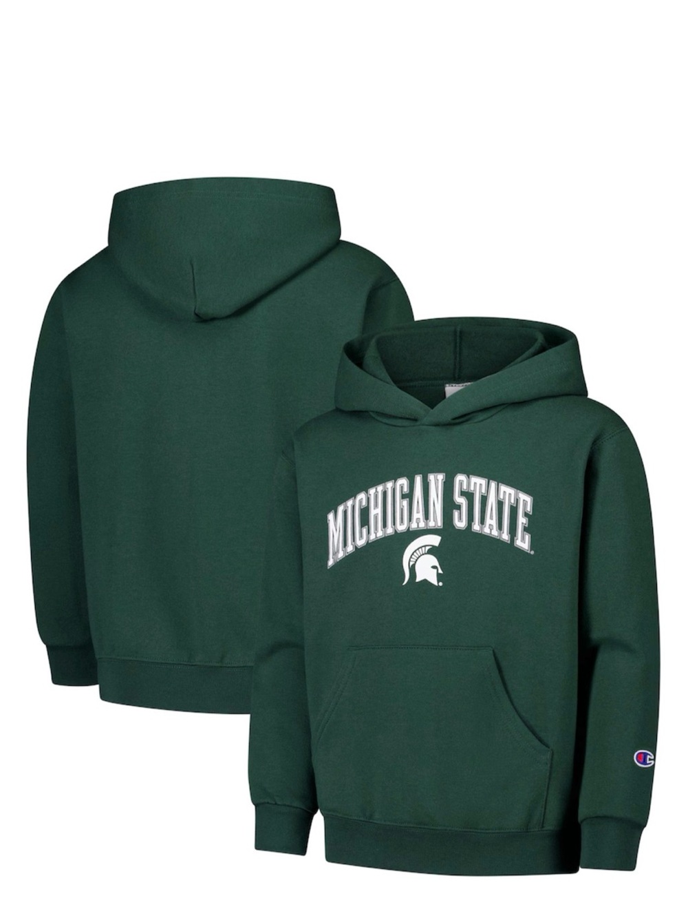 Champion Dark Green Michigan State Hoodie
